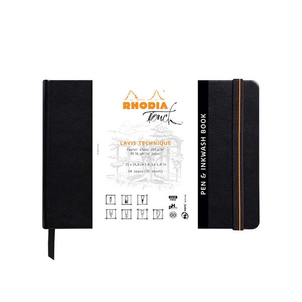 Rhodia Touch Pen &amp; Inkwash Book