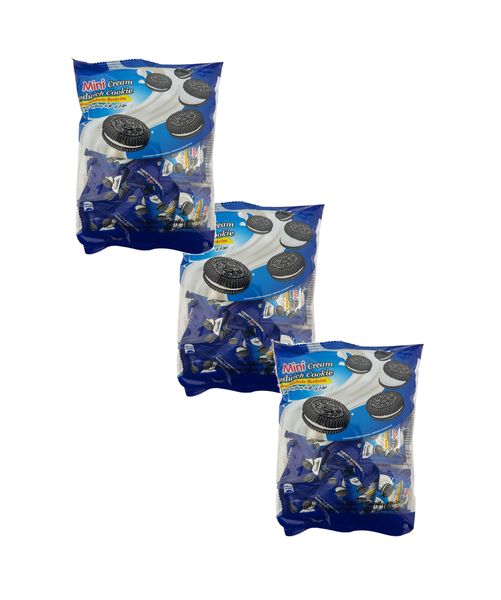 3 x Mini Cream Sandwich Cookies (120g)