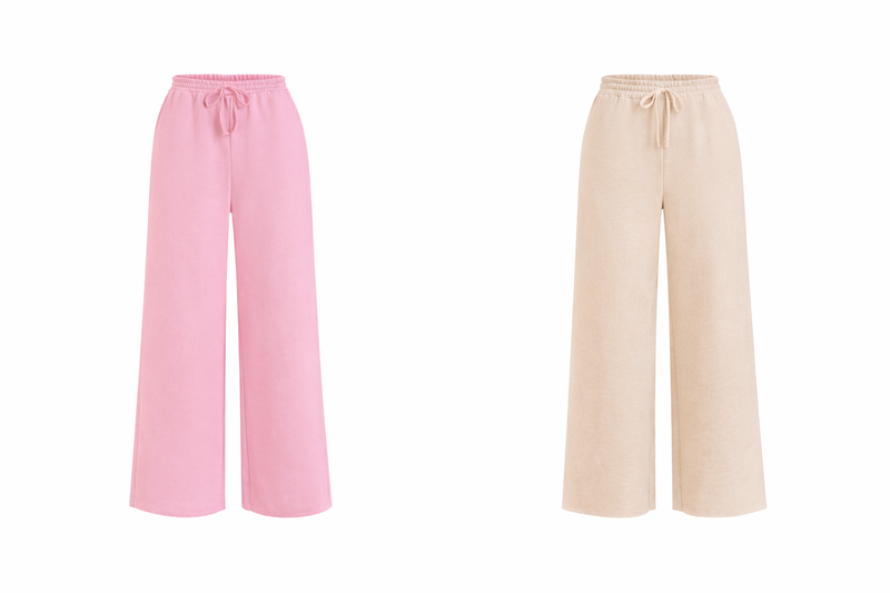 Secret Shield Cotton Blush &amp; Sand Luxe Lounge Pants pack of 2