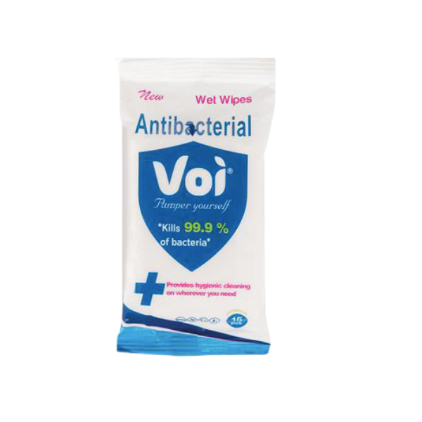 Voi - Antibacterial Hand Wipes 15 Piece Pack of 10