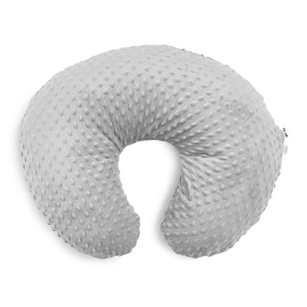 George &amp; Mason Baby - Snuggle Pillow - Bubble Plush Grey