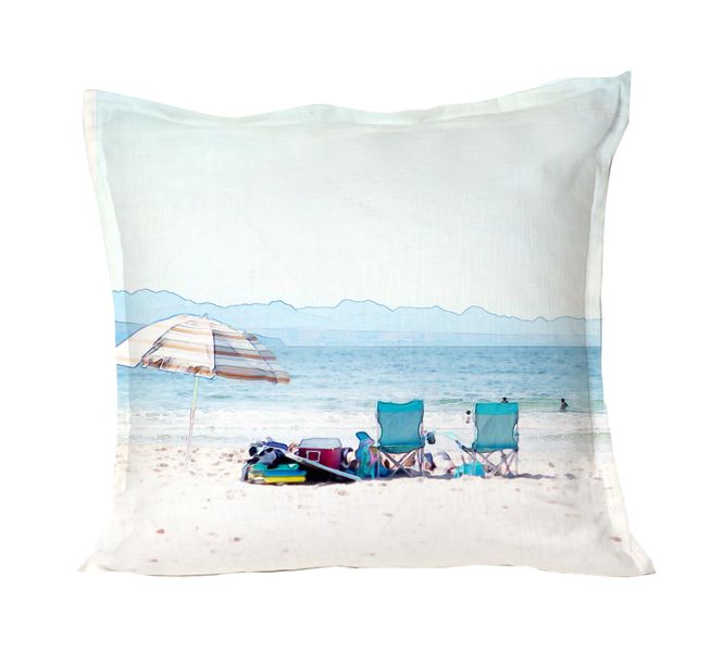 I Love it Here - Day at the Beach cushion cover