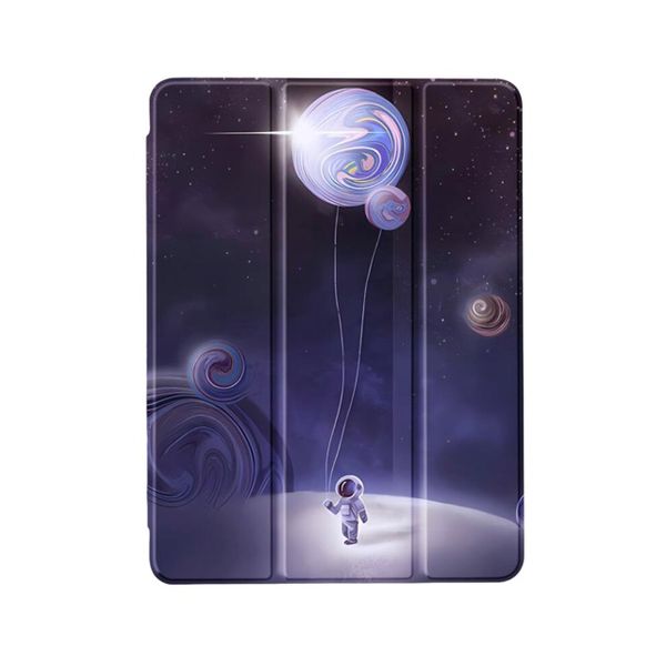 Astronaut Pattern Case Compatible With iPad 8 Size 10.2