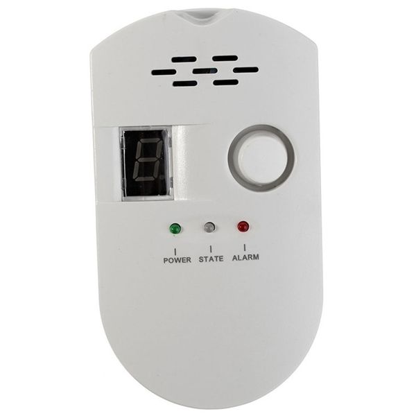 Plug-In Gas Alarm Natural Gas &amp; LPG Leak Detector with Display