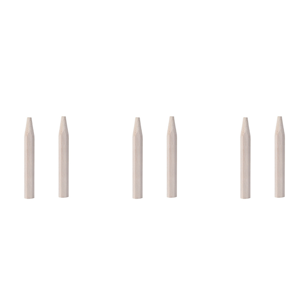 6Pcs Badminton Racket Handle Grip Wooden Badminton Handle Repair G6