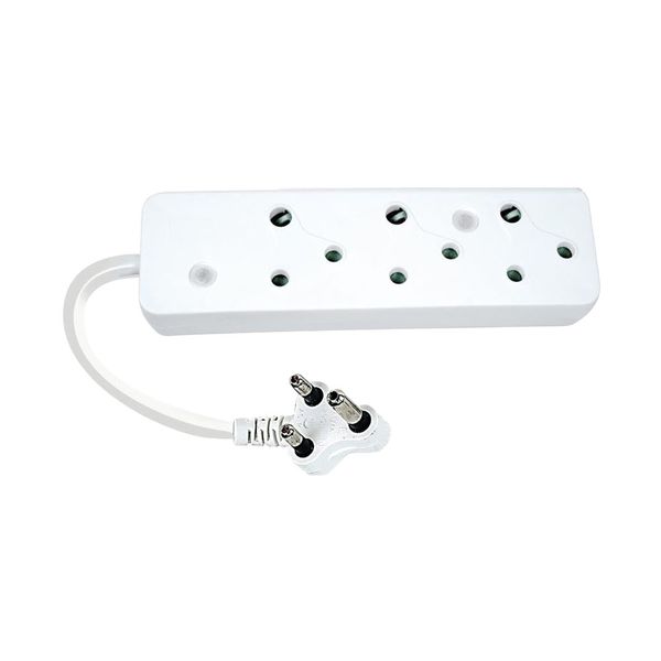 ACDC - 3 Way Extension Socket With O/Load C/W 400mm Cable
