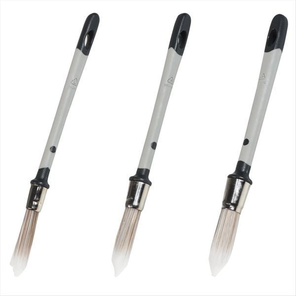 Trim Painting Tool, 3 Packs with 0.6/0.7/0.8Inch Small Paint Brushes