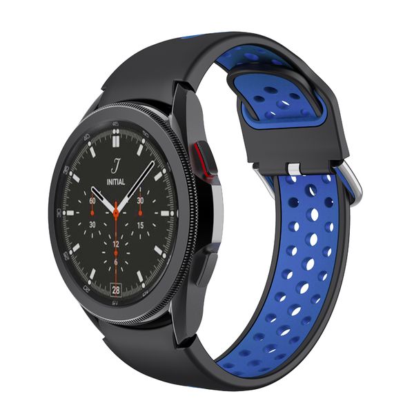 Dual Color Silicone Strap - Traditional Style Clip For Samsung Galaxy Watch 4/5
