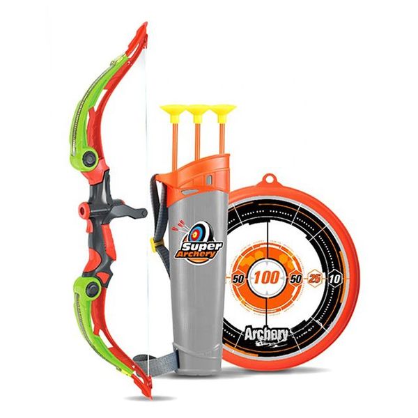 Kids-Up Bow &amp; Arrow Archery Set Green - 3 - 12 Years