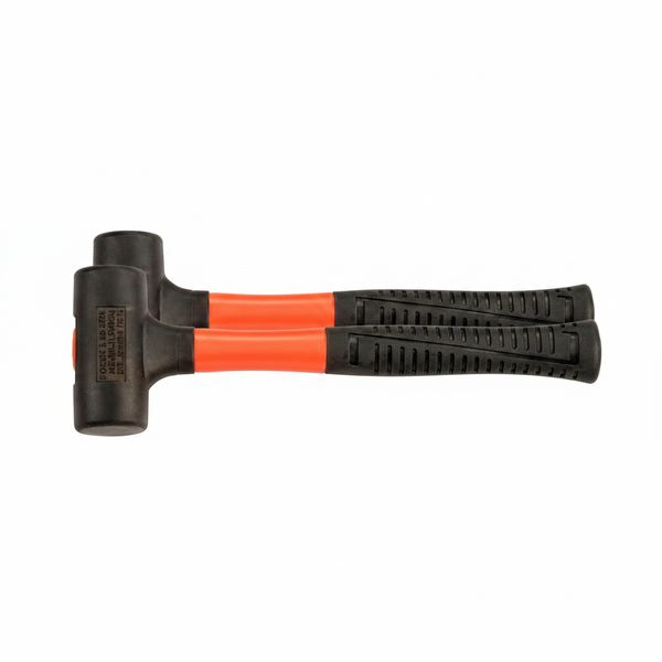 Force 520 g Dead Blow Hammer - 1 lb Non-Marring Rubber Coating - 2 Pack