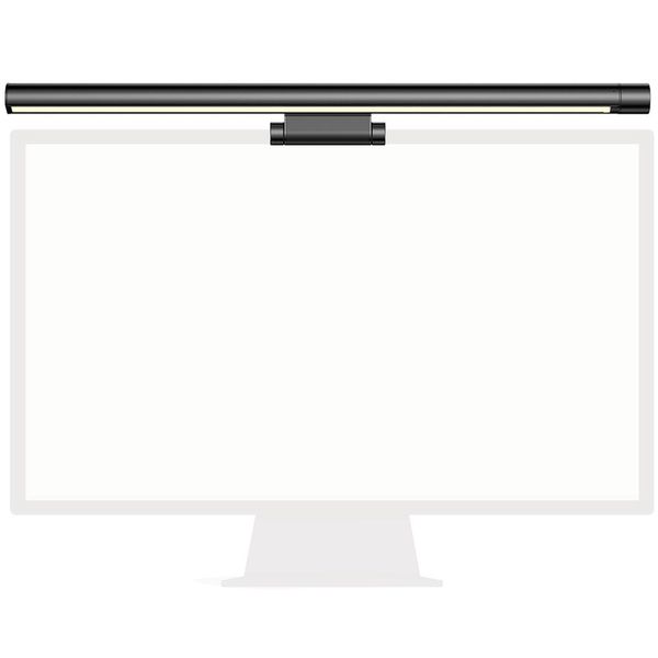 Baseus i-WOK Series USB Powered Monitor Mounted Horizontal Light - Black