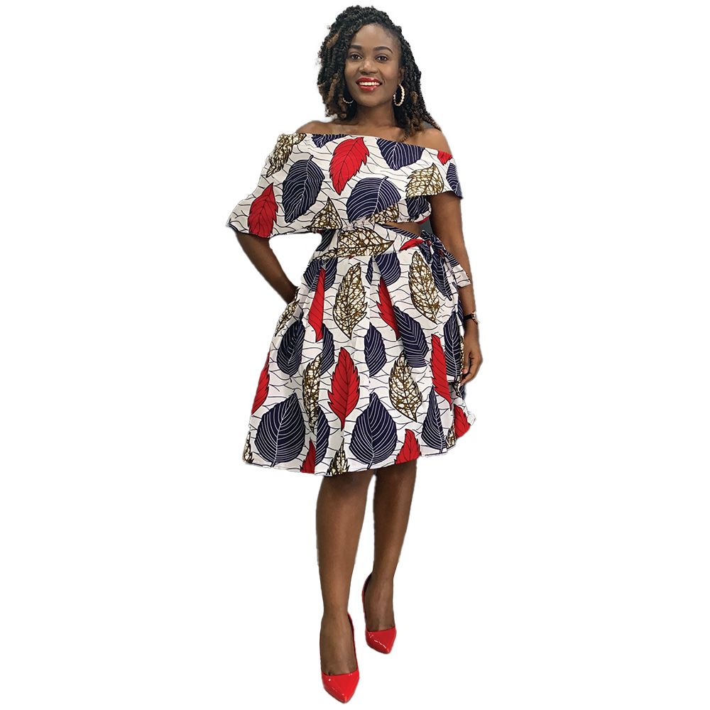 Africa Fashion House Kundai Leaves Dress | Shop Today. Get it Tomorrow ...