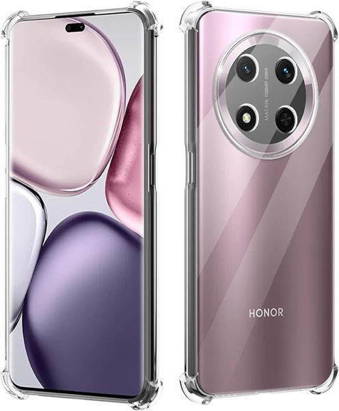 Transparent Clear Pouch back Cover compatible with Honor X9A / X9B / X9C