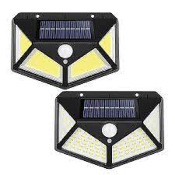2X Solar Powered IP66 Waterproof Outdoor Light with Motion Sensor LED/COB
