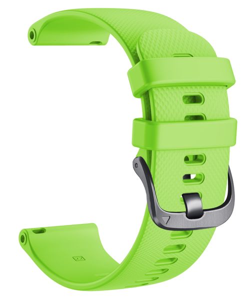 Silicone Strap for Garmin Vivoactive 4S watch(18mm)-Lime Green