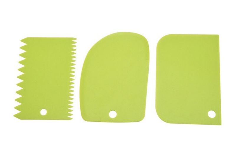 Hubbe 3 Piece Icing Kit - Scrapers, Combs and Smooth