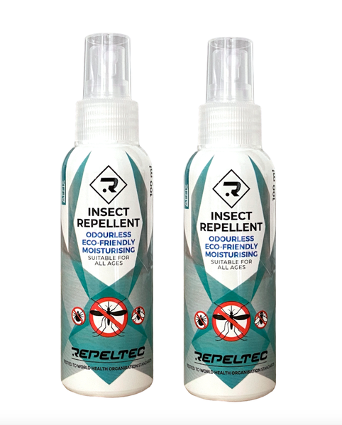 2 x Repeltec Insect repellent mist spray with IR3535 - 100ml