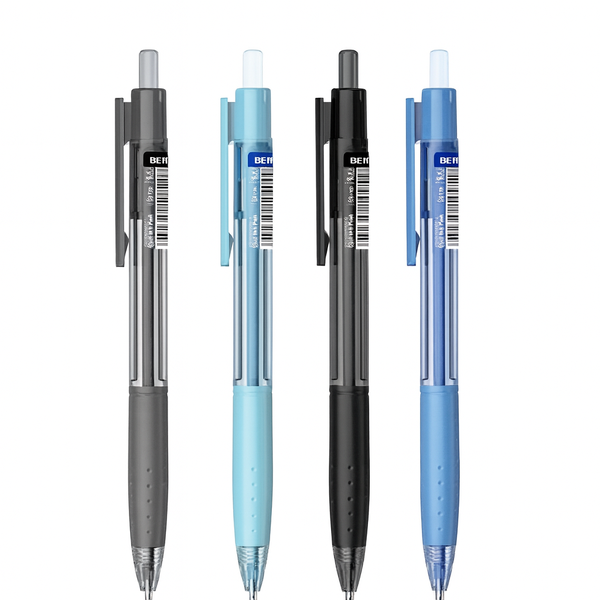 Gel Ink Pens - 0.7mm Retractable - Blue And Black Ink -50 Pens