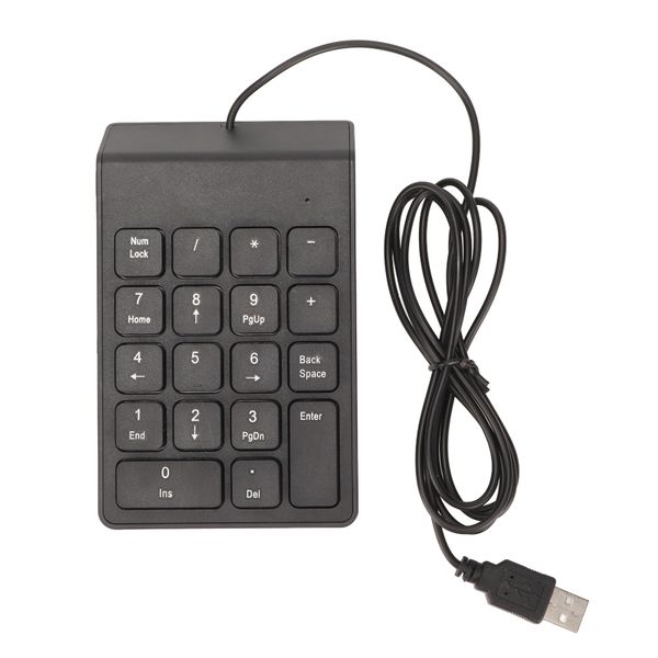 Numeric Keypad Laptop 18 Key Ergonomic Wired