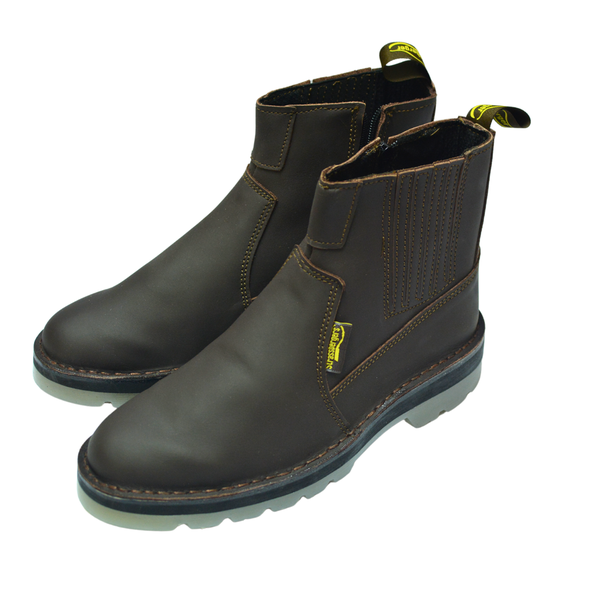 Strassbergers Rassie Men's Zip-Up Boot Crazy Horse Dark