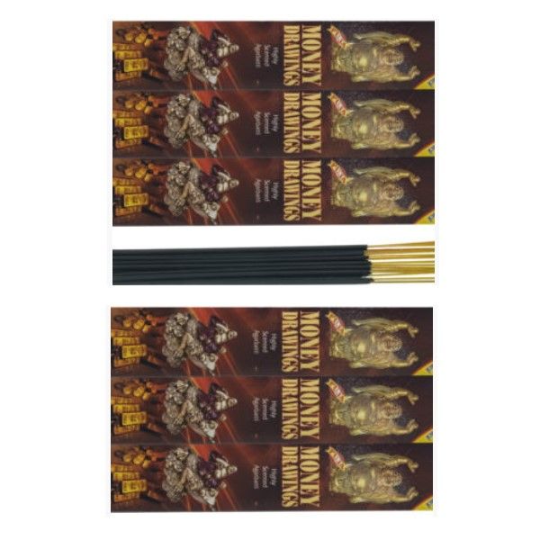 Puja Incense Sticks Highly Scented Agarbatti - Money Drawings - 120 Sticks