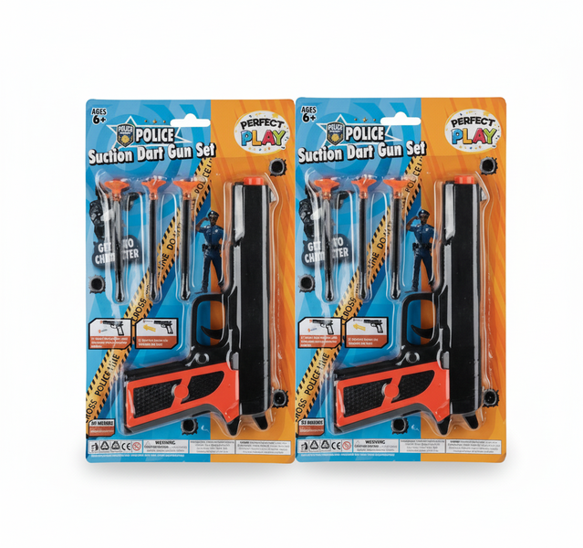 Perfect Play Dart Gun Set with Suction Darts for Kids - 2 Pack