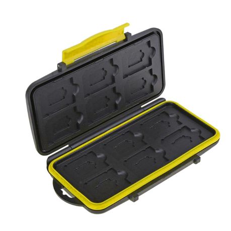 Waterproof Memory Card Case Protector 12 Slot Cards Storage Box Image