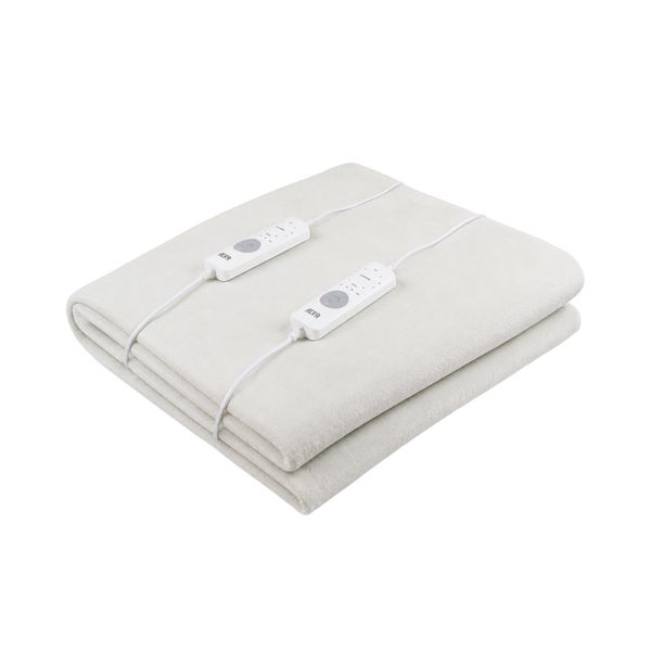 ALVA Queen | Mink Fleece | Fitted Electric Blanket W/ Elastic 152x188