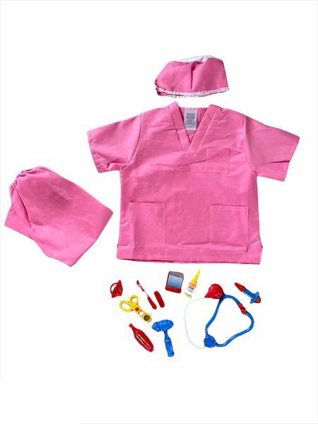 Doctor Scrubs Costume - Pink