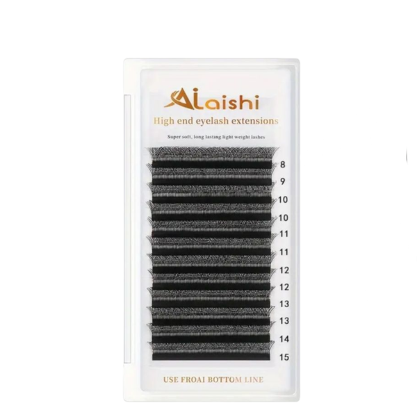 Ailaishi-YY Double Tips Lashes 0.07-C-Curl 14mm