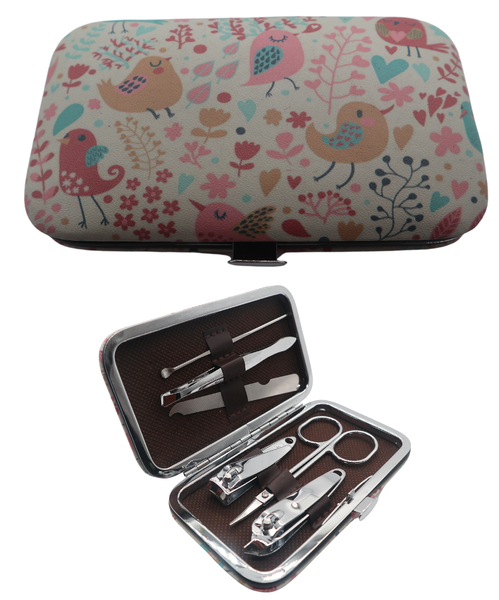 Six Piece Manicure Set Including Travel Kit