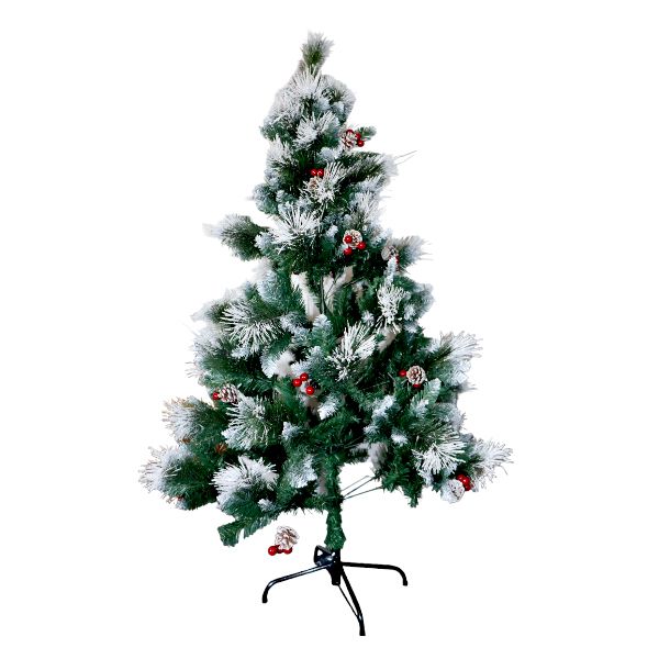 Artificial Christmas Tree with Pine Cones Snowy Tree - 150cm