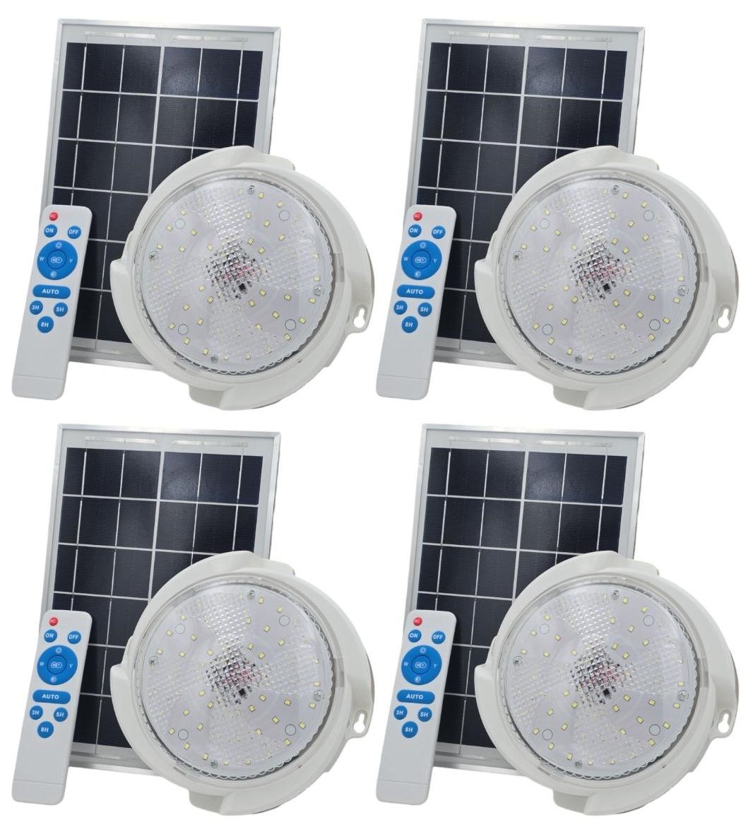 Hello Today Solar Ceiling Light 100w Cool White - 4 Pack