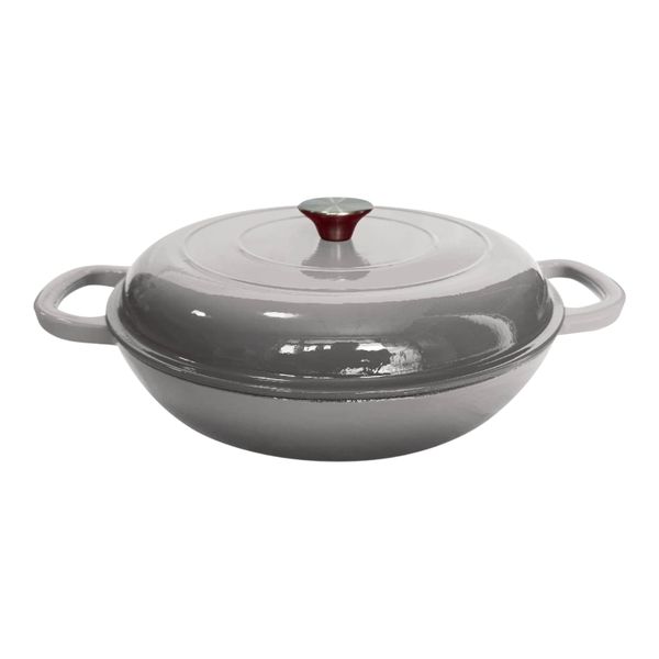 Continental Homeware Cast iron SaucePan Enamel-30Cm
