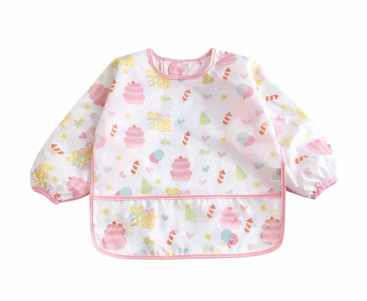 Breathable Thin Baby Reversible Feeding Bib - Waterproof