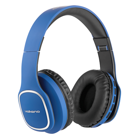 Volkano Bluetooth Wireless Headphones | Phonic Series - Blue Image