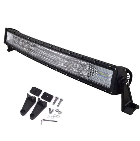 32 Inch 405W Triple Row LED Off-Road Light Bar For 4WD 4X4 ATV