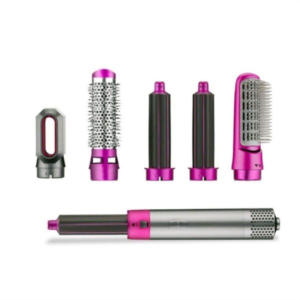 5in1 Interchangeable HotAir Styler Hair Brush Dryer Set 1000W