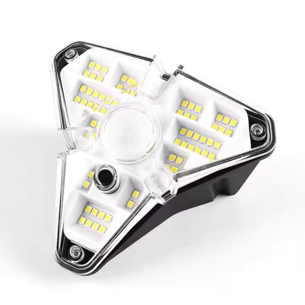 FA-GL68LED Solar Motion Sensor Wall Lamp - 3-Slide Glowing Design, 68 LED