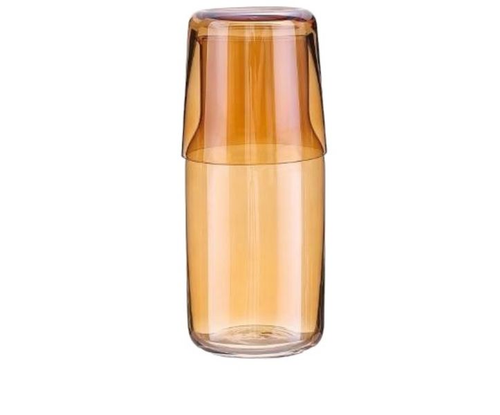 Orange Cocktail Glass With Lid -0.7 L