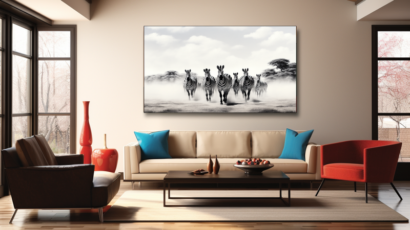 Canvas Wall Art - Savannah Symhony Abstract - HD0219