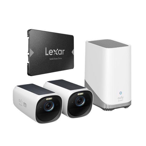 Eufy Security EufyCam 3 Kit &amp; SATA 1TB Expansion SSD - Bundle