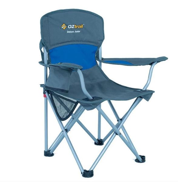 Oztrail Junior Deluxe Camping Chair - Blue