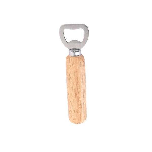 Sturdy Comfy Grip Wooden Handle Multipurpose Bottle Opener