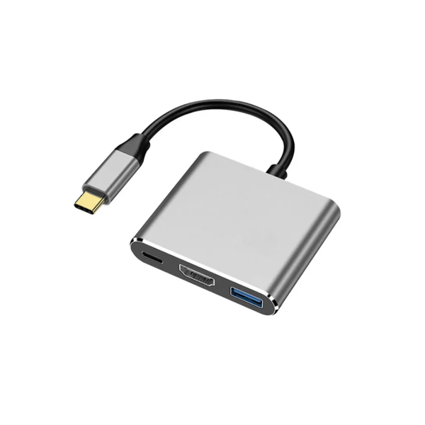 3-in-1 USB-C to HDMI Adapter 4K Display