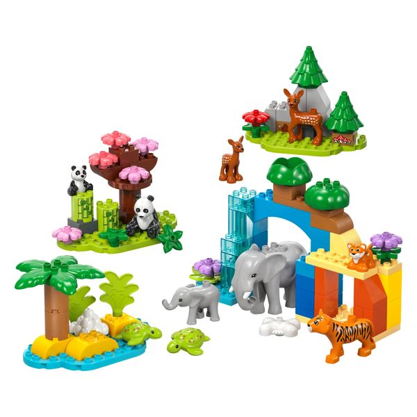 LEGO 10446 DUPLO 3 in 1 Wild Animal Families Toddler Toy (Parallel Import)