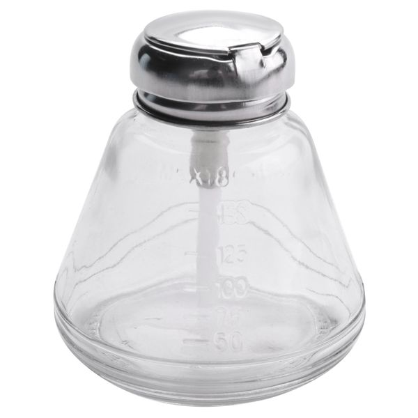 Empty Nail Polish Dispenser Glass Push Press Bottle