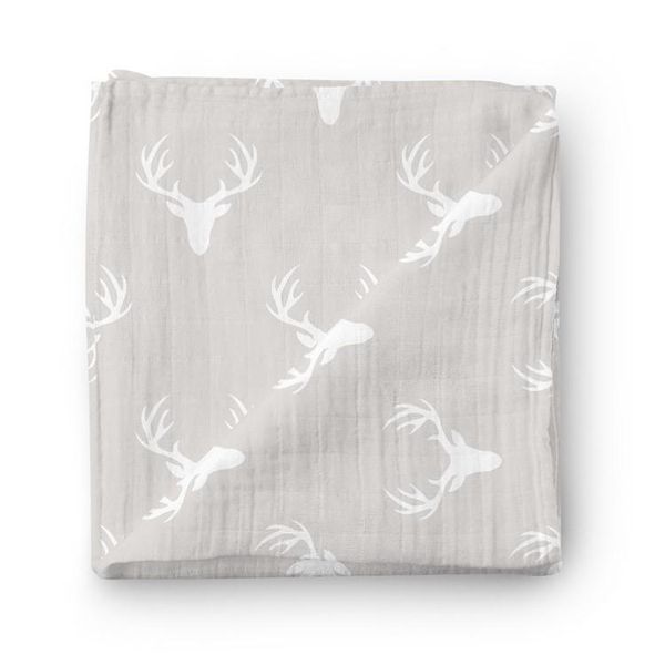 JenJen's Bamboo &amp; Cotton Swaddle Blanket - Deer