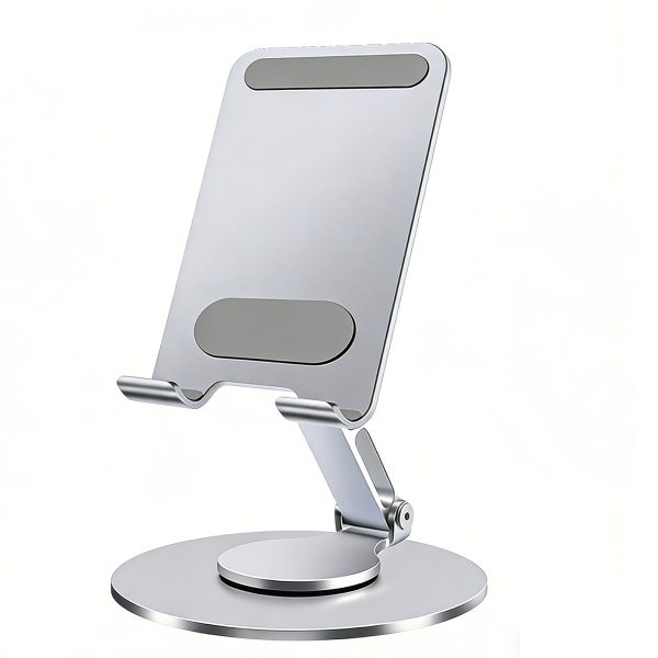 Adjustable Foldable Aluminium Phone Tablet Rotating Portable Desk Holder