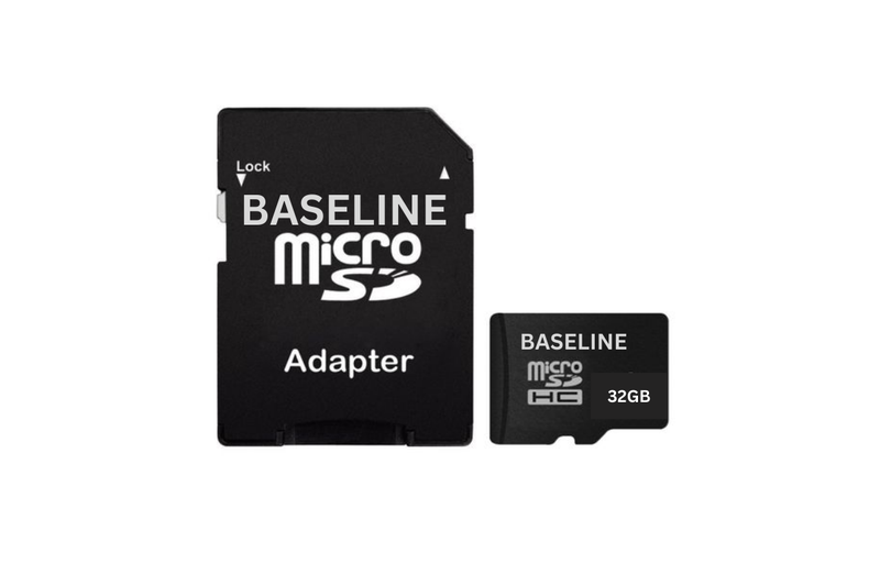 BASELINE 32Gb Micro Sd Card And Adapter (Pack Of 5)